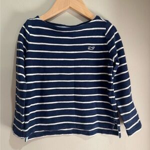 Vineyard vines boatneck striped long sleeve. 100% cotton